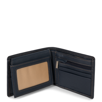 porte-cartes - soft vintage homme #couleur_bleu-fonc-camel