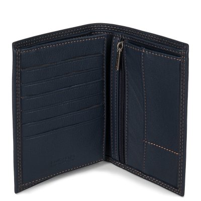 grand portefeuille - soft vintage homme #couleur_bleu-fonce-camel