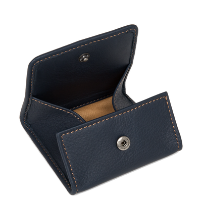 porte-monnaie - soft vintage homme #couleur_bleu-fonce-camel