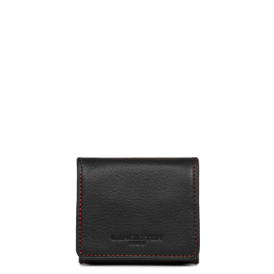 porte-monnaie - soft vintage homme #couleur_noir-rouge