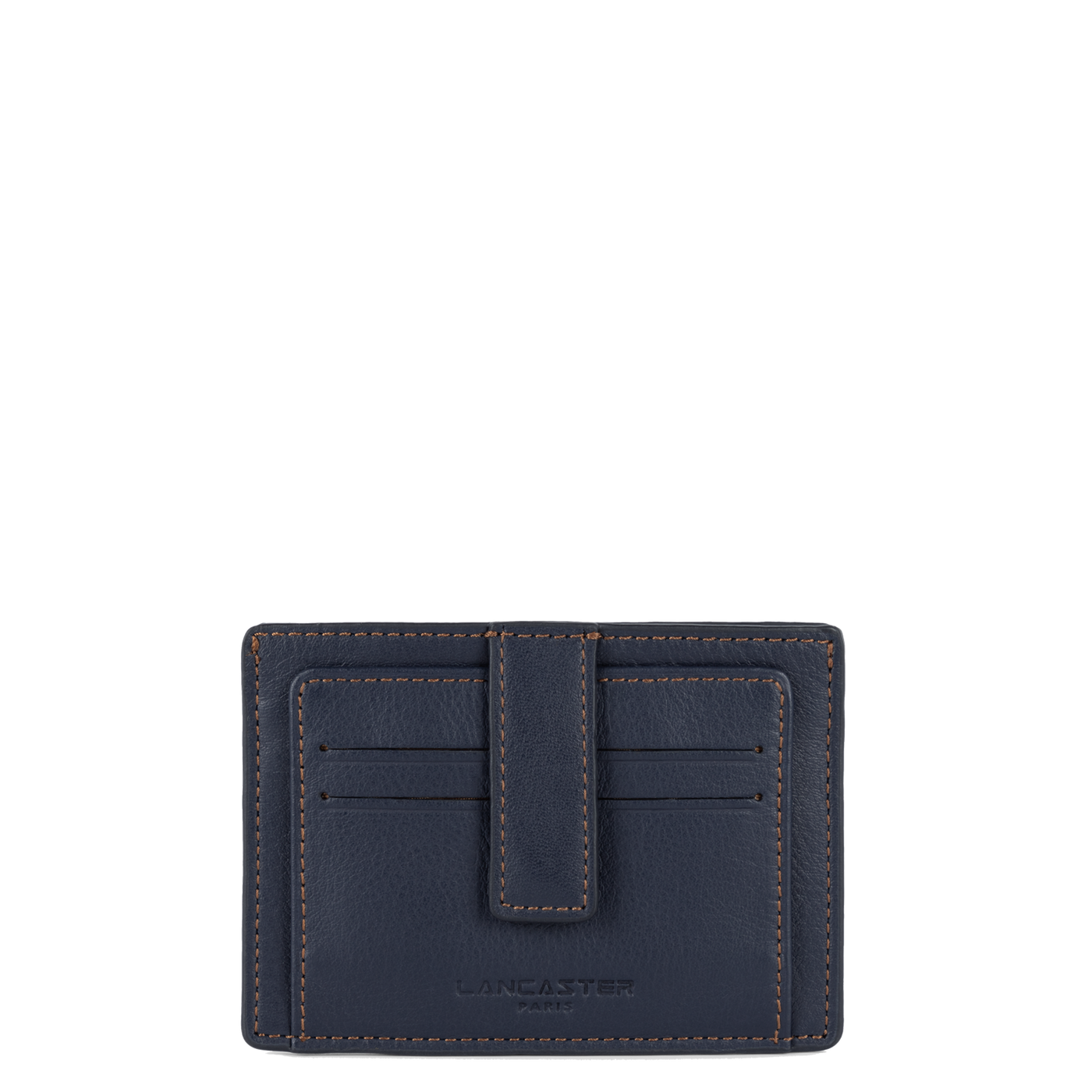 porte-cartes - soft vintage homme #couleur_bleu-fonc-camel