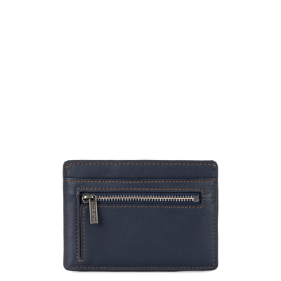 porte-cartes - soft vintage homme #couleur_bleu-fonc-camel