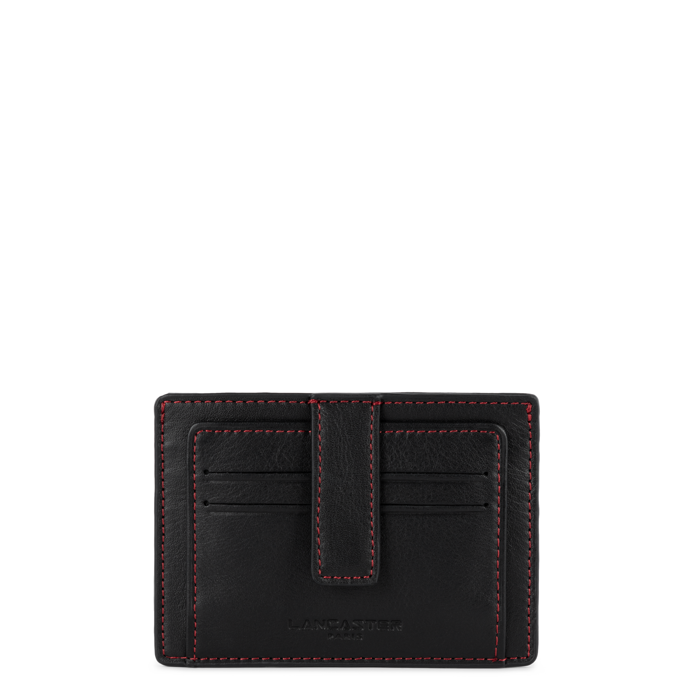 porte-cartes - soft vintage homme #couleur_noir-rouge