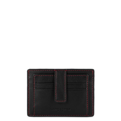 porte-cartes - soft vintage homme #couleur_noir-rouge