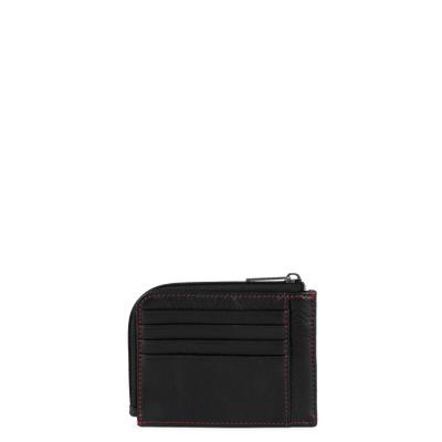 porte-cartes - soft vintage homme #couleur_noir-rouge