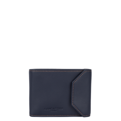 porte-cartes - soft vintage homme #couleur_bleu-fonce-camel