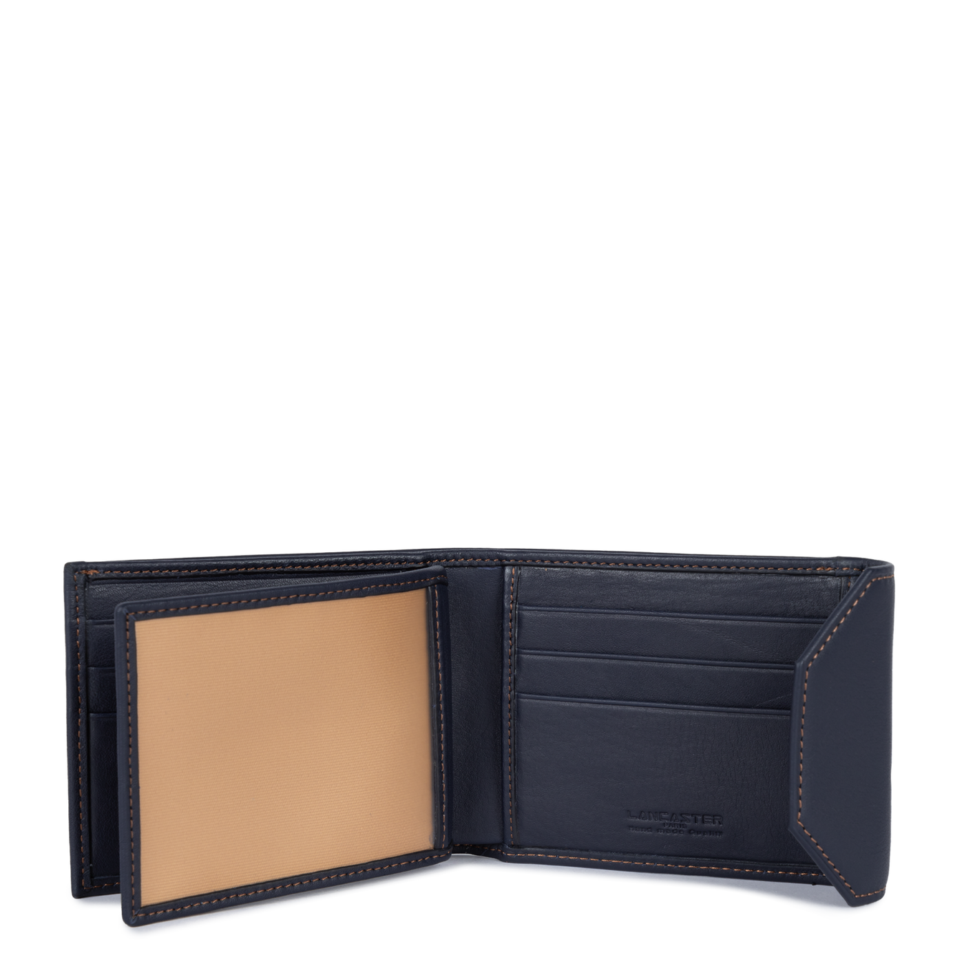 porte-cartes - soft vintage homme #couleur_bleu-fonce-camel