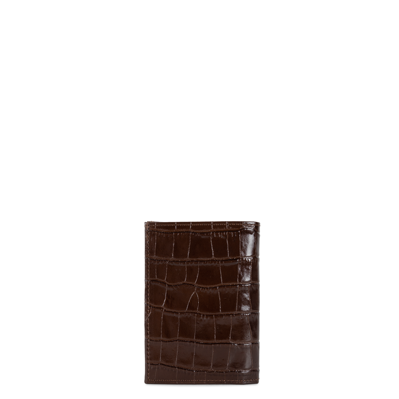 porte-cartes - croco homme #couleur_marron