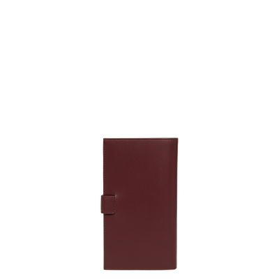 porte-chéquier - smooth #couleur_bordeaux