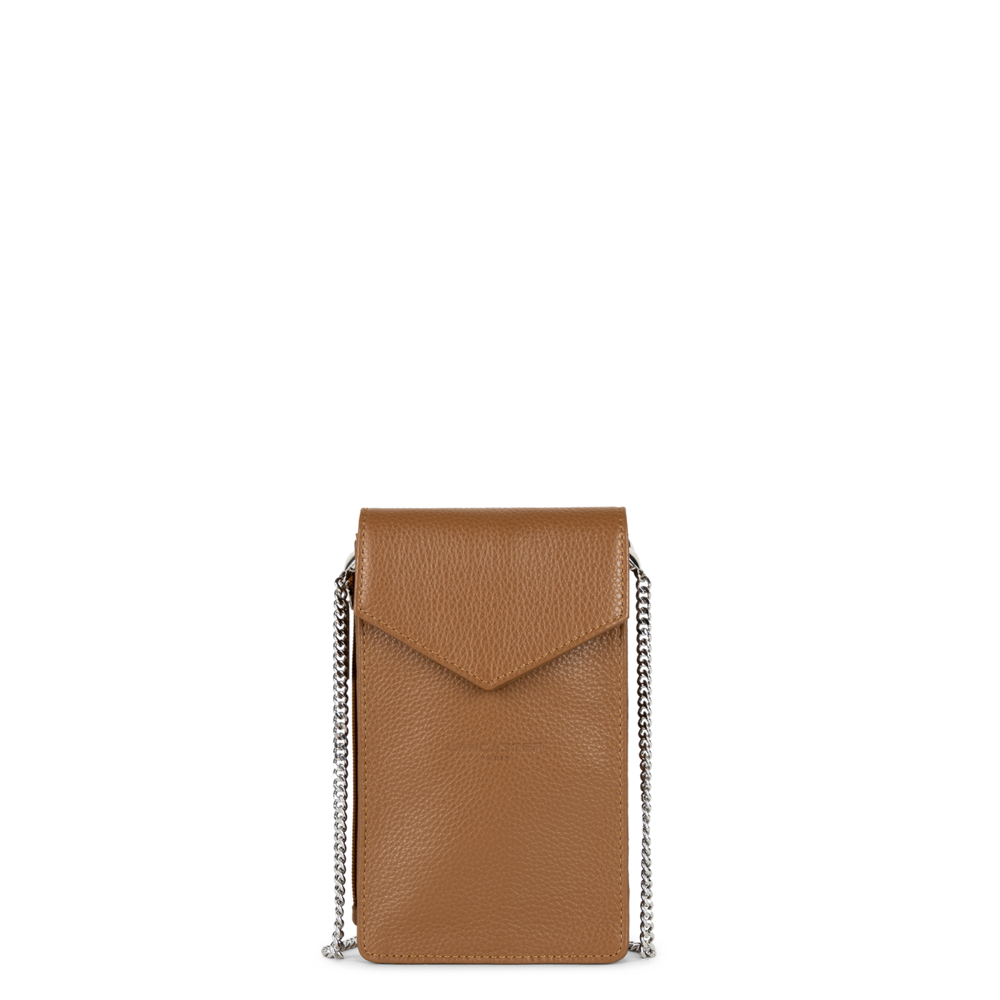 pochette smartphone - foulonné pm #couleur_camel