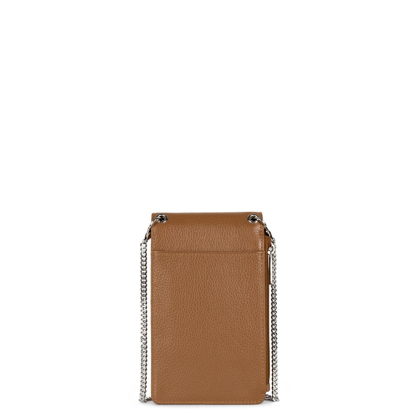 pochette smartphone - foulonné pm #couleur_camel