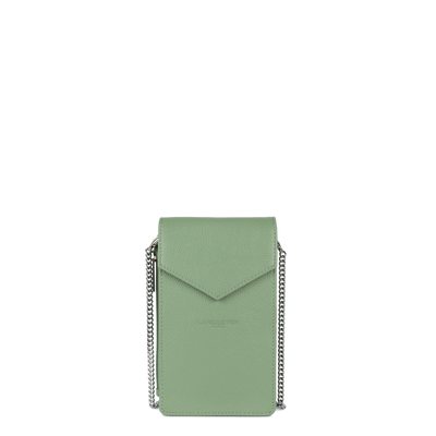 pochette smartphone - foulonné pm #couleur_jade-antic