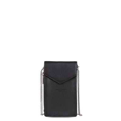 pochette smartphone - foulonné pm #couleur_noir