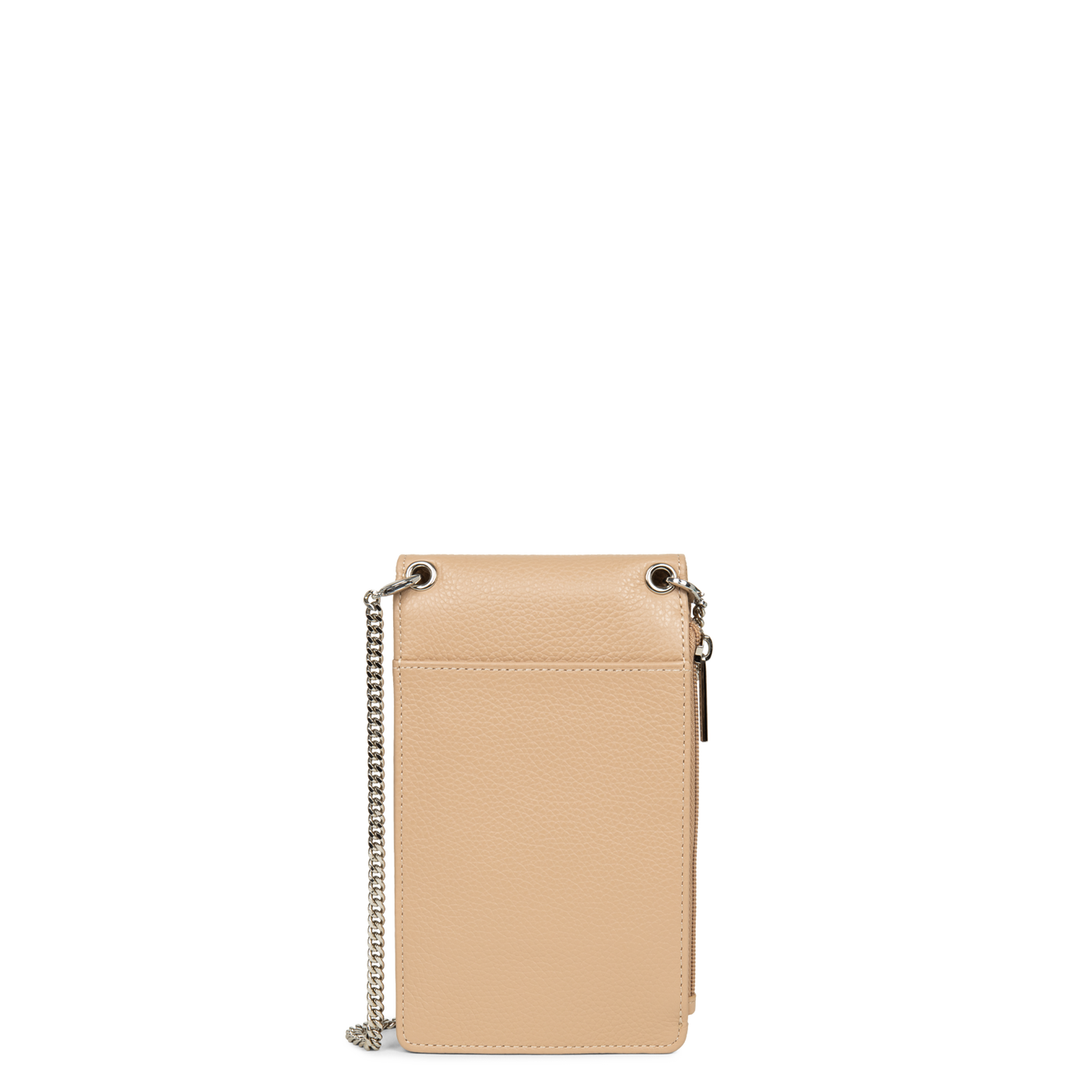 pochette smartphone - foulonné pm #couleur_nude