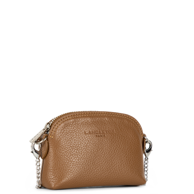 petit porte-monnaie - foulonné pm #couleur_camel