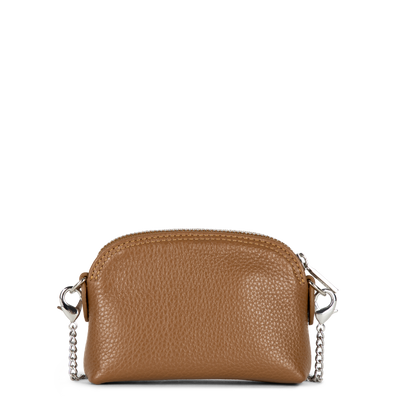 petit porte-monnaie - foulonné pm #couleur_camel