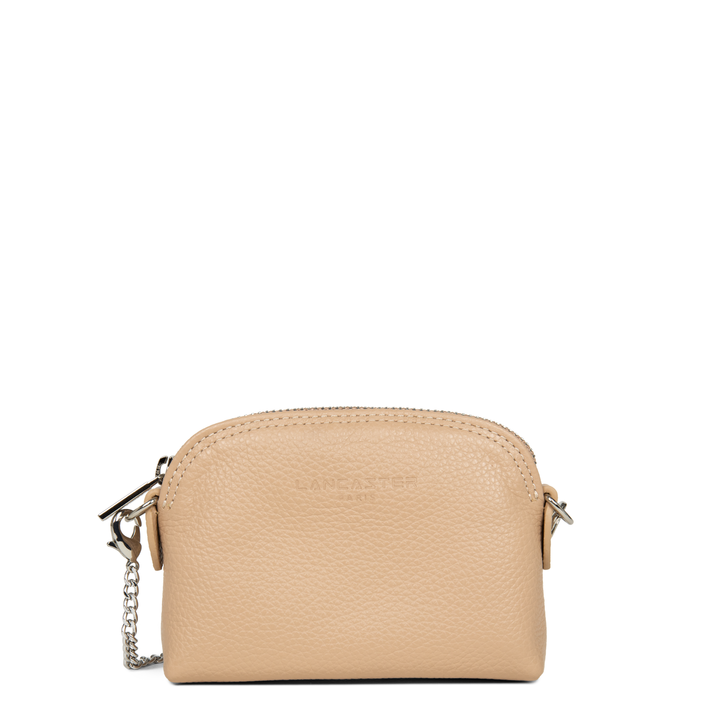 petit porte-monnaie - foulonné pm #couleur_nude