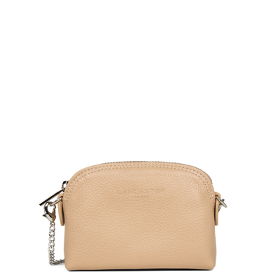 petit porte-monnaie - foulonné pm #couleur_nude