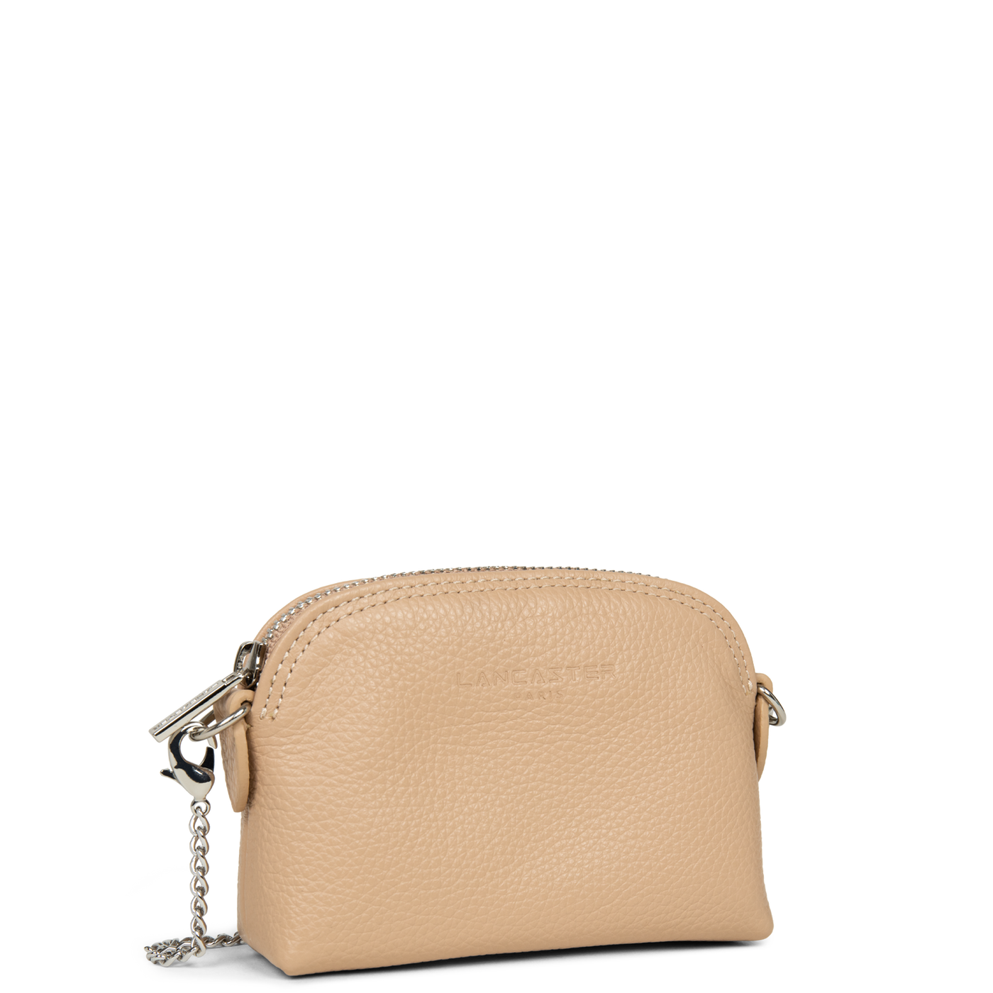 petit porte-monnaie - foulonné pm #couleur_nude