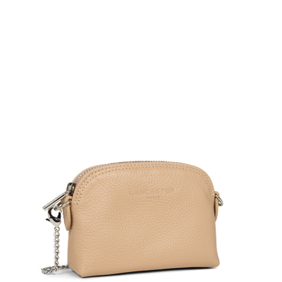 petit porte-monnaie - foulonné pm #couleur_nude