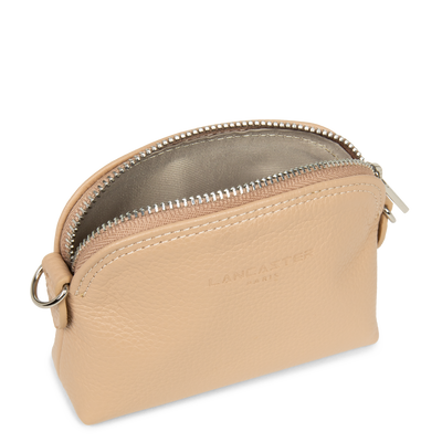 petit porte-monnaie - foulonné pm #couleur_nude