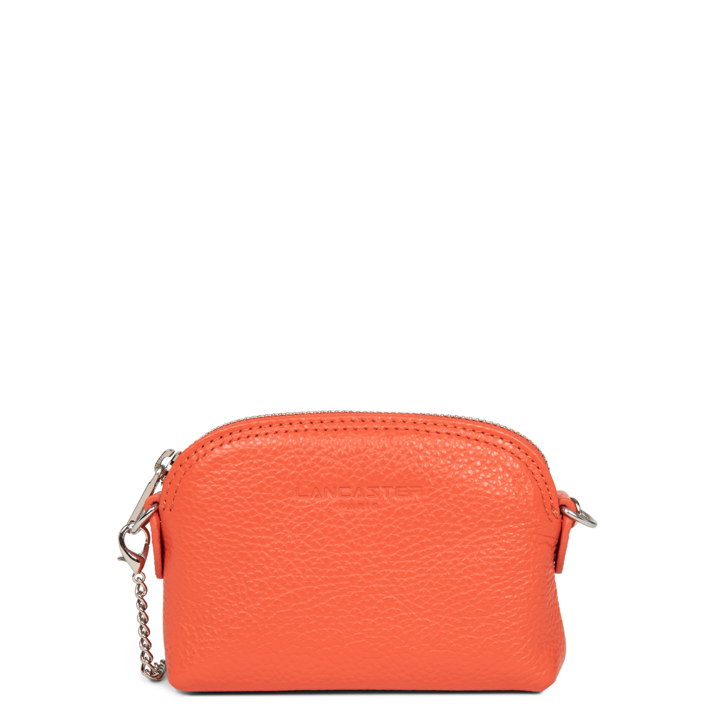 petit porte-monnaie - foulonné pm #couleur_orange