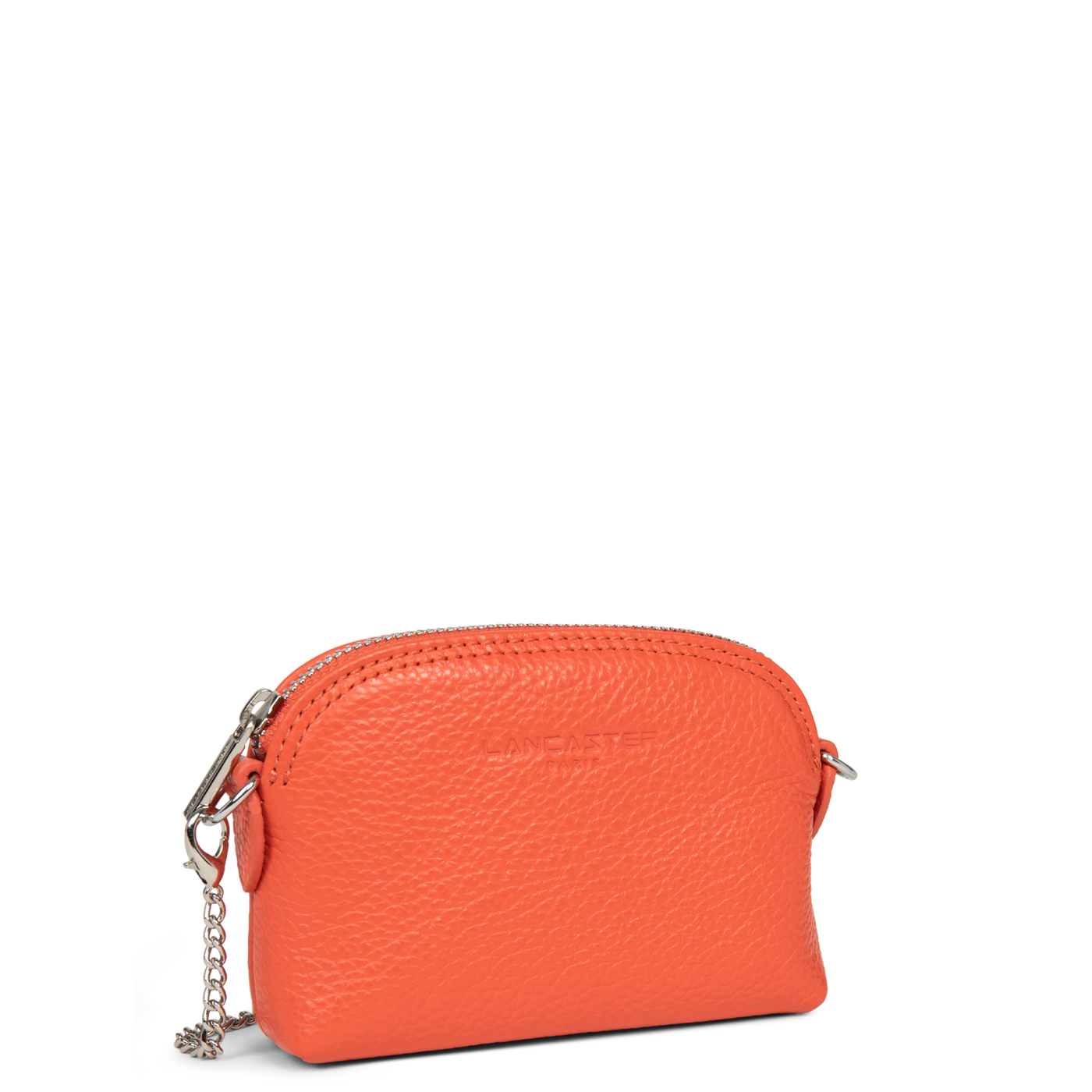 petit porte-monnaie - foulonné pm #couleur_orange