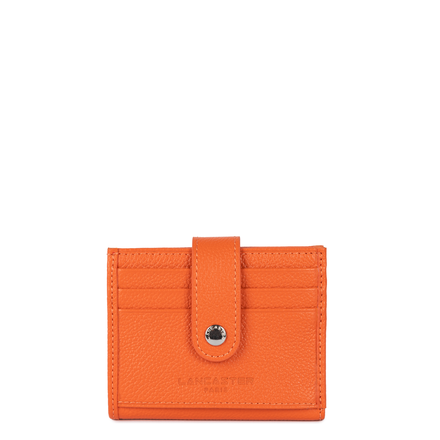 porte-cartes - foulonné pm #couleur_orange