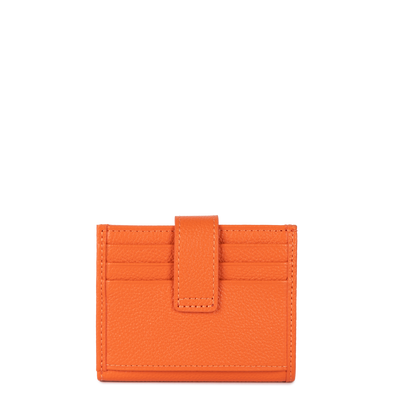 porte-cartes - foulonné pm #couleur_orange