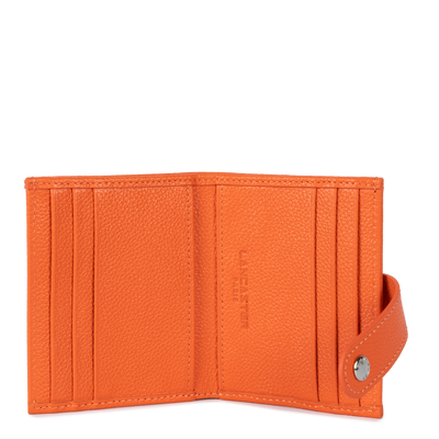 porte-cartes - foulonné pm #couleur_orange