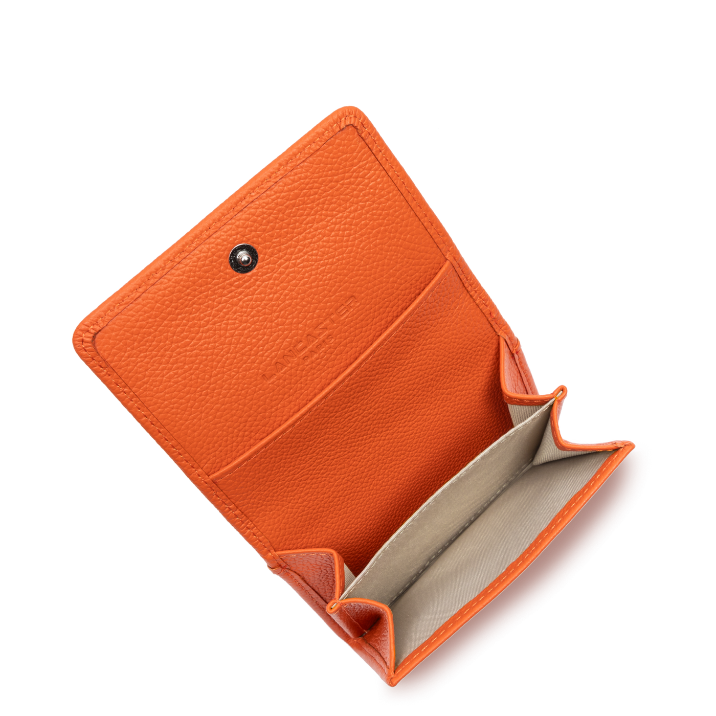 porte-cartes - foulonné pm #couleur_orange