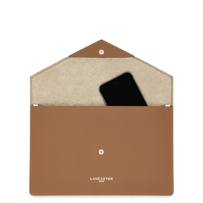 pochette - pur & element city #couleur_camel-in-champagne