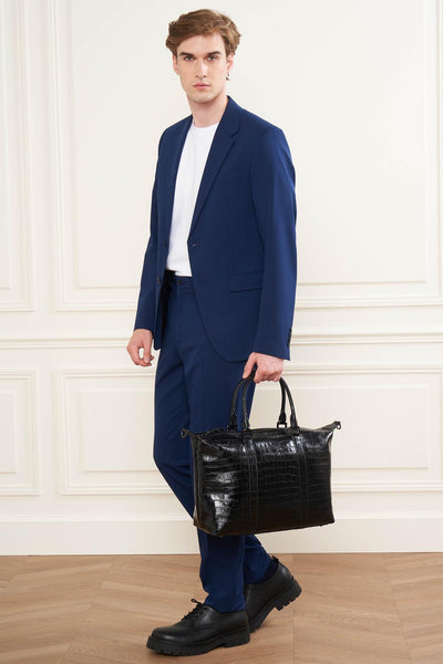 sac cabas main - croco homme #couleur_noir