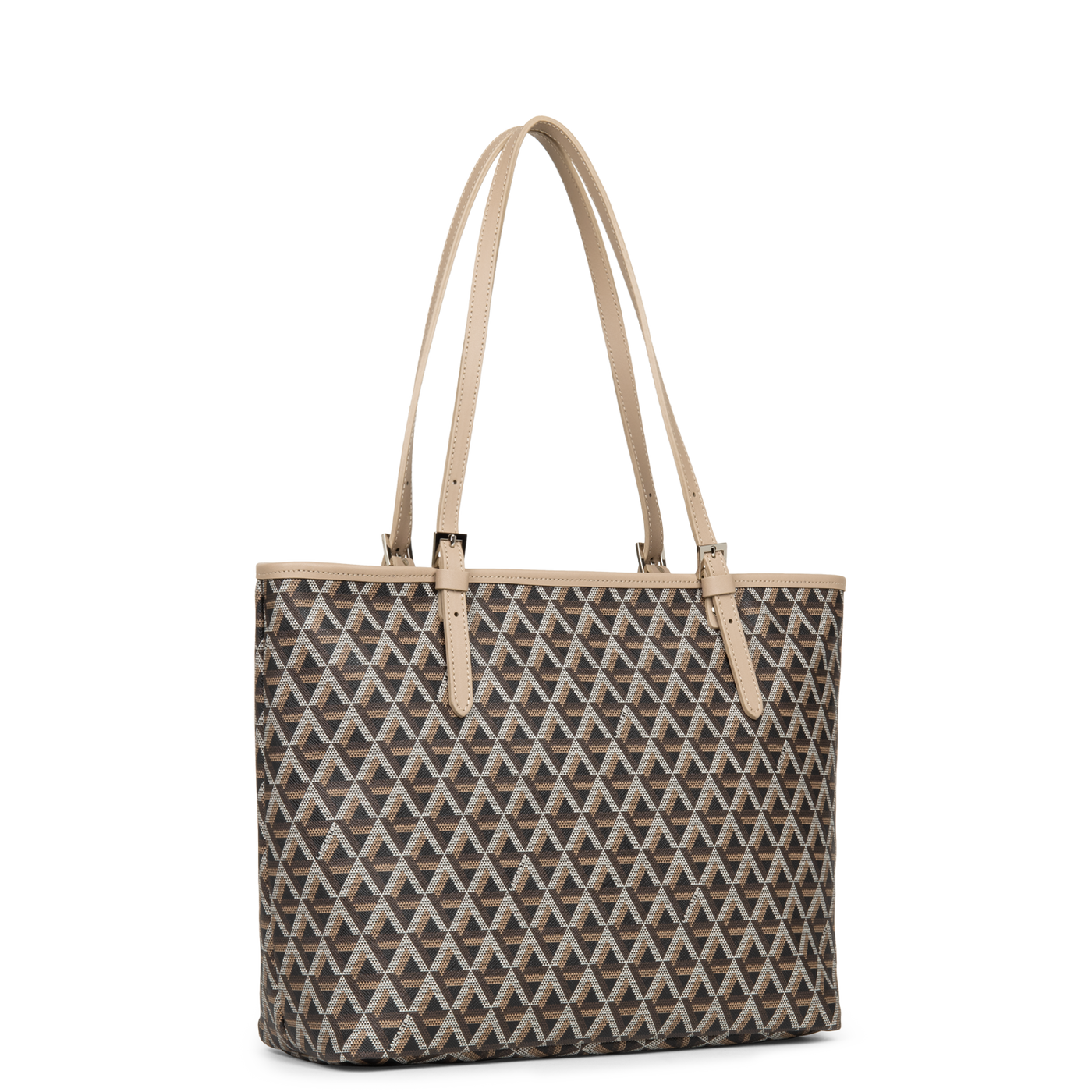 sac cabas épaule - ikon #couleur_marron-nude