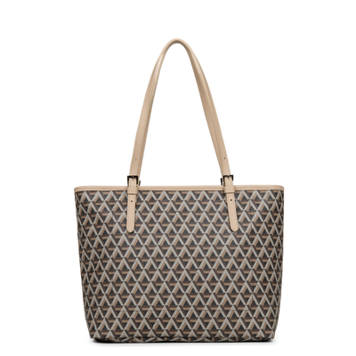 sac cabas épaule - ikon #couleur_marron-nude