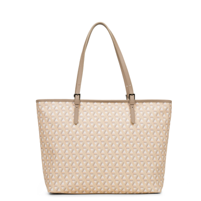 grand sac cabas épaule - ikon #couleur_beige