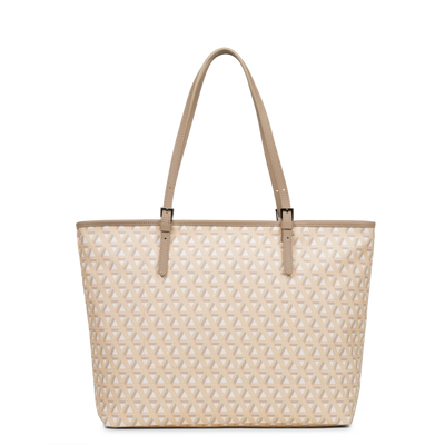 grand sac cabas épaule - ikon #couleur_beige