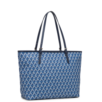 grand sac cabas épaule - ikon #couleur_bleu-lectrique