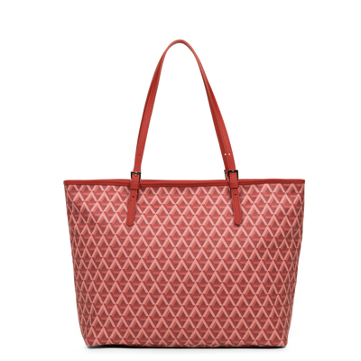 grand sac cabas épaule - ikon #couleur_carmin