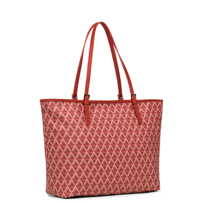 grand sac cabas épaule - ikon #couleur_carmin