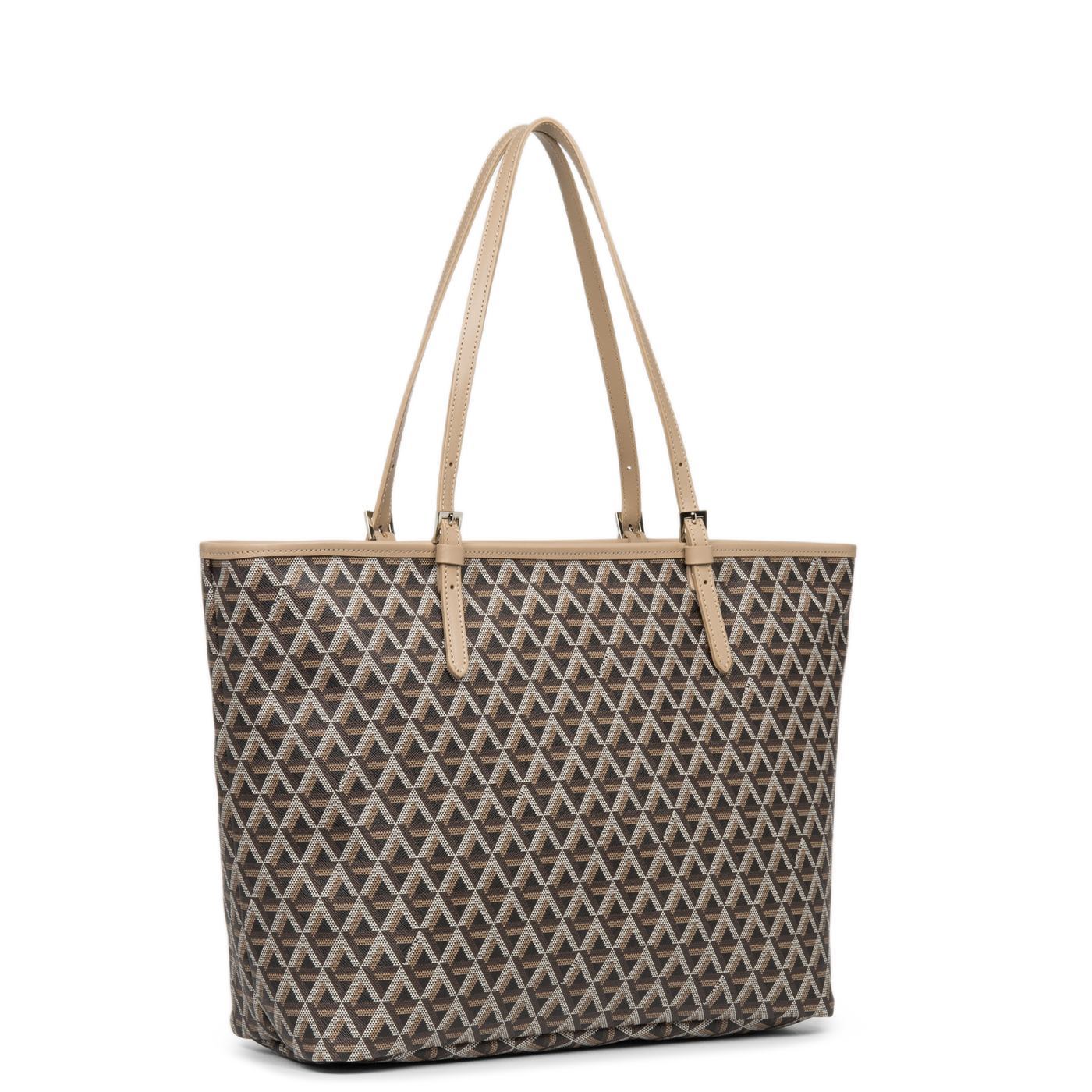 grand sac cabas épaule - ikon #couleur_marron-nude