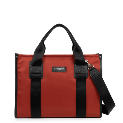 sac cabas main - basic faculty #couleur_carmin