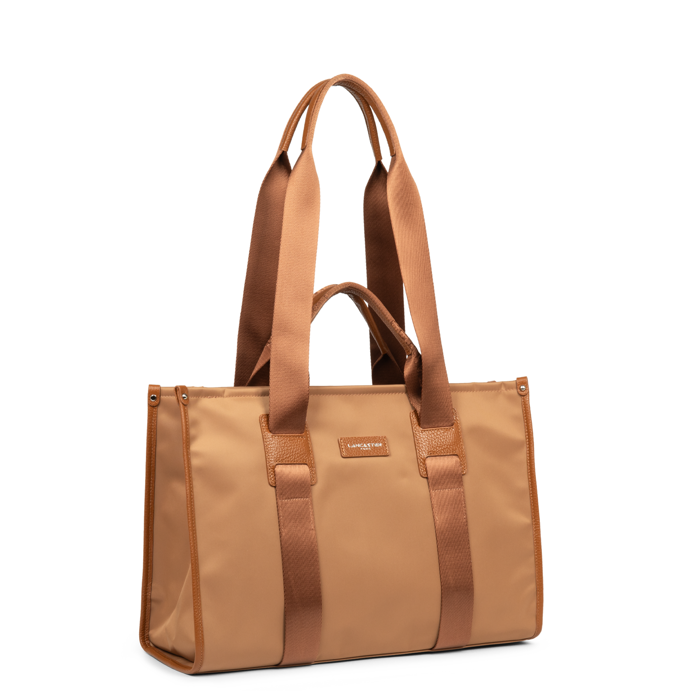 grand sac cabas épaule - basic faculty #couleur_camel