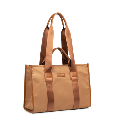 grand sac cabas épaule - basic faculty #couleur_camel