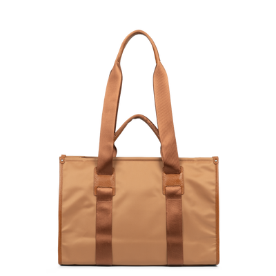 grand sac cabas épaule - basic faculty #couleur_camel