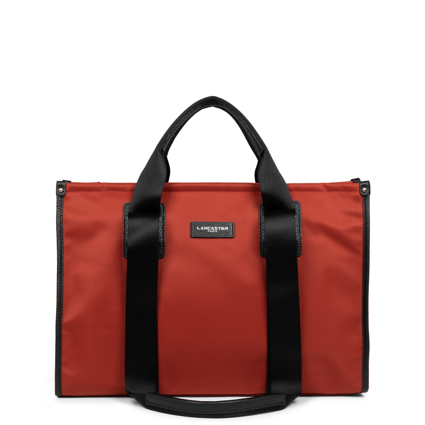 grand sac cabas épaule - basic faculty #couleur_carmin