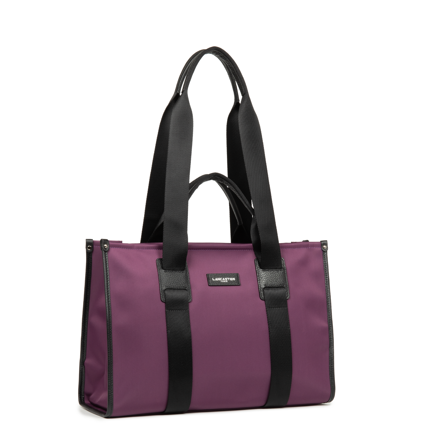 grand sac cabas épaule - basic faculty #couleur_prune