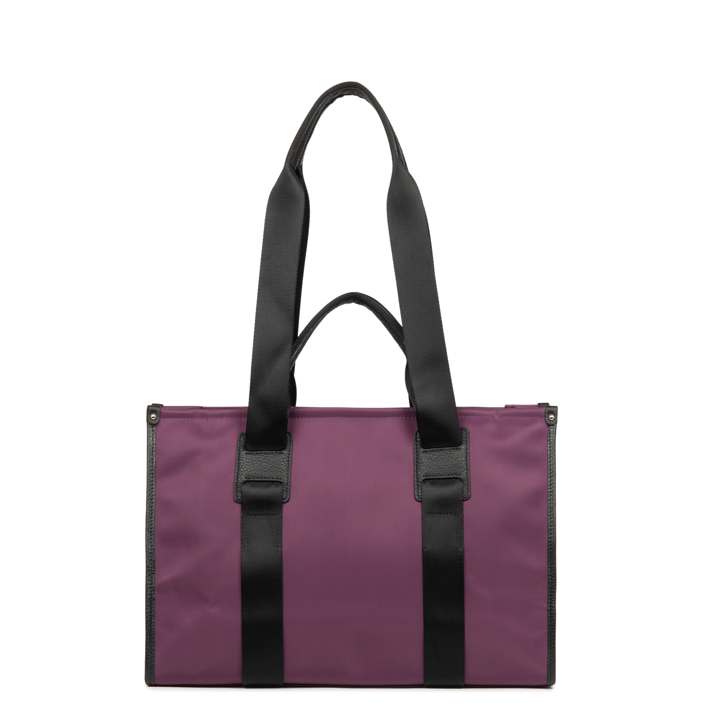 grand sac cabas épaule - basic faculty #couleur_prune