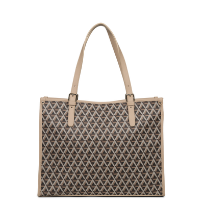 sac cabas épaule - ikon #couleur_marron-nude