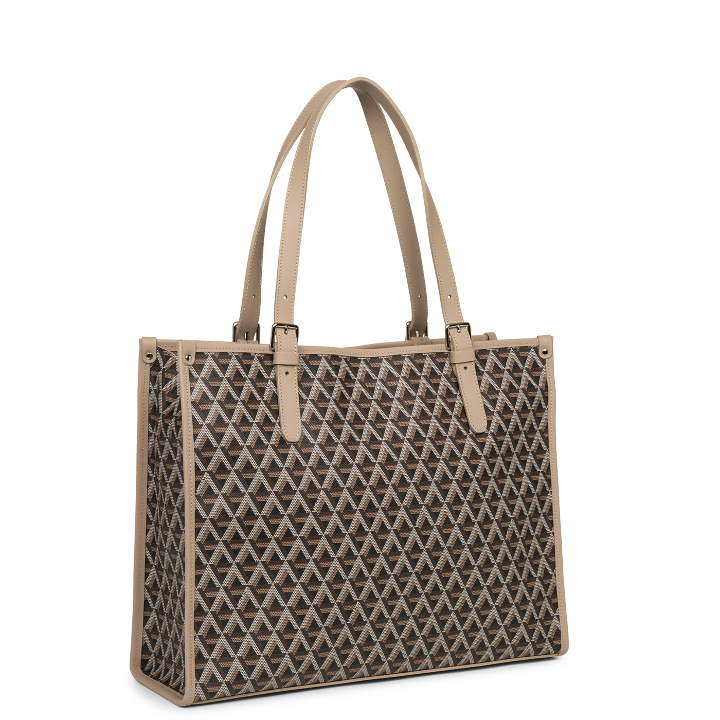 sac cabas épaule - ikon #couleur_marron-nude